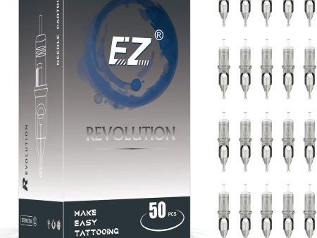 EZ Agujas para Cartuchos de Tatuaje Surtidos - 50piezas #10 Mixto (3RL 5RL 7RL 9RL 11RL)
