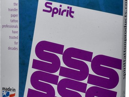 Spirit Original Papel de transferencia térmica clásico de 8.5 x 11 pulgadas, 100 hojas